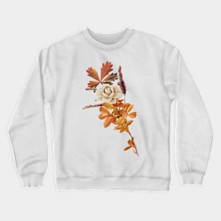 Rose Made With Dried Leaves Crewneck Sweatshirt